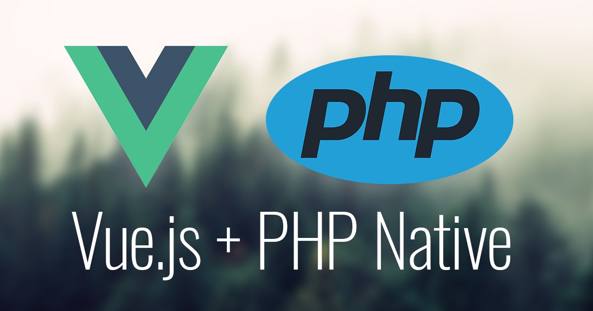 Vue.js + PHP Native